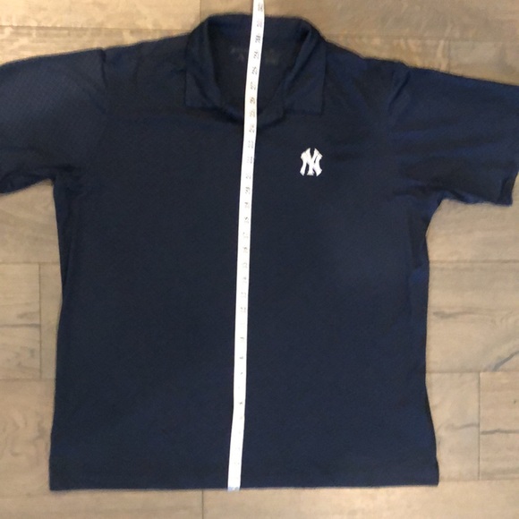 NY Yankees Navy Polo Shirt - Picture 2 of 3